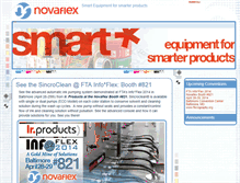 Tablet Screenshot of novaflex-inc.com
